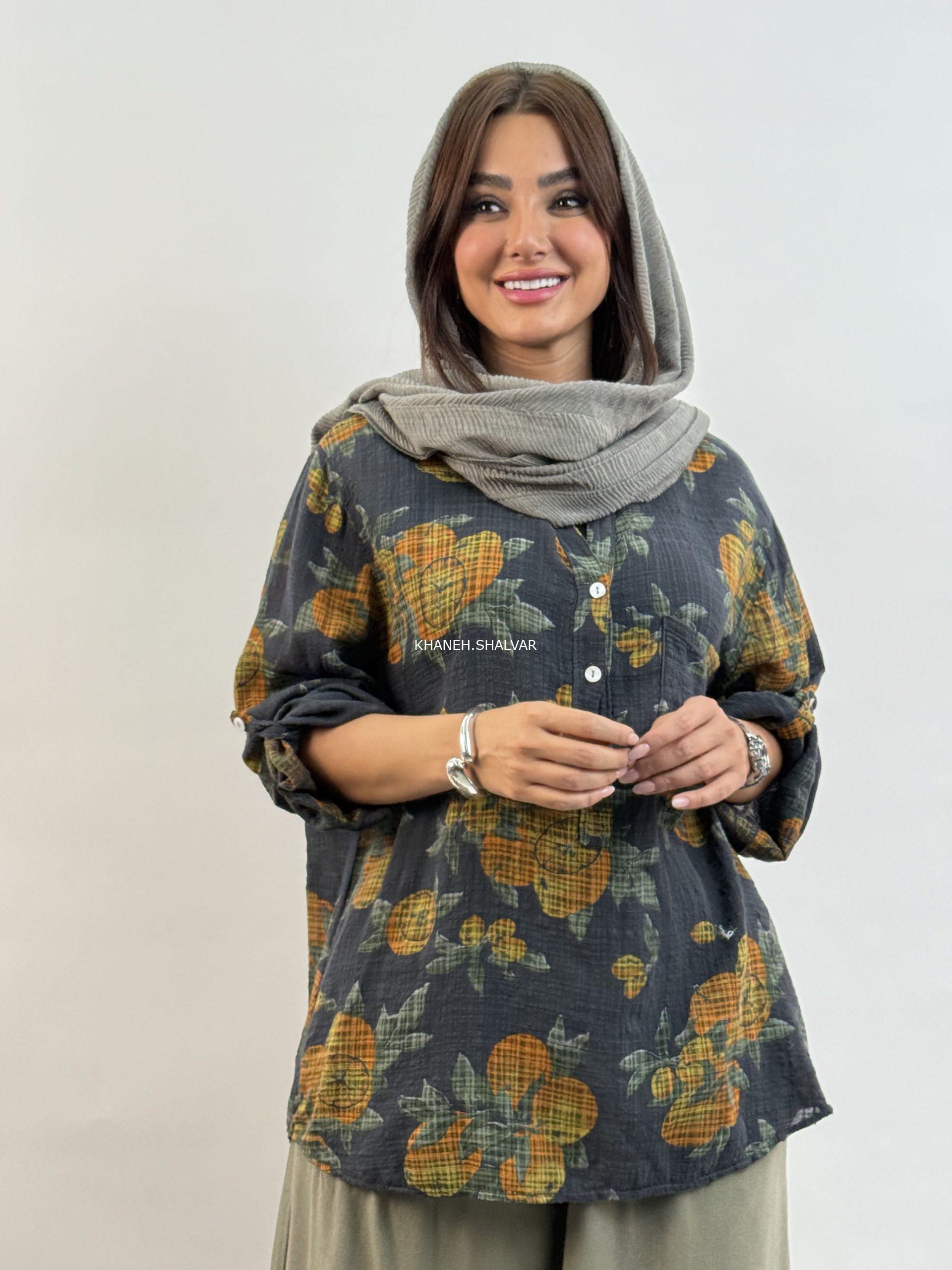 ۲۰۲۵_۰۵_۱۲_۱۲_۱۷_IMG_4217 شوميز ايتاليايي نارنج 60601 - Image 1