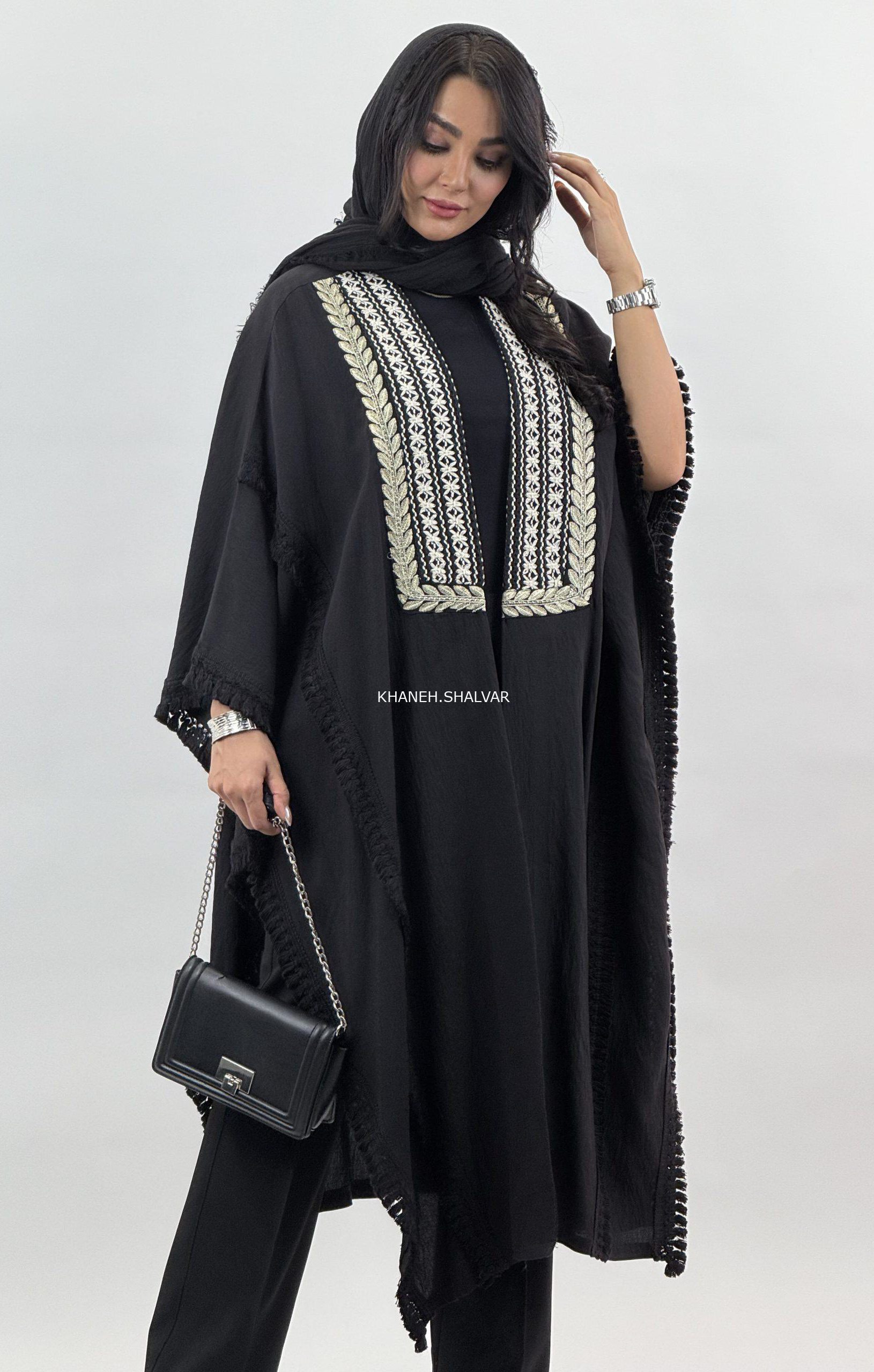 IMG_6896 مانتو بلند مشکی - Image 1