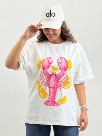 تیشرت LOBSTER سفید 1241