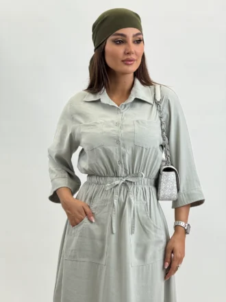 پیراهن بلند ساحلی 875