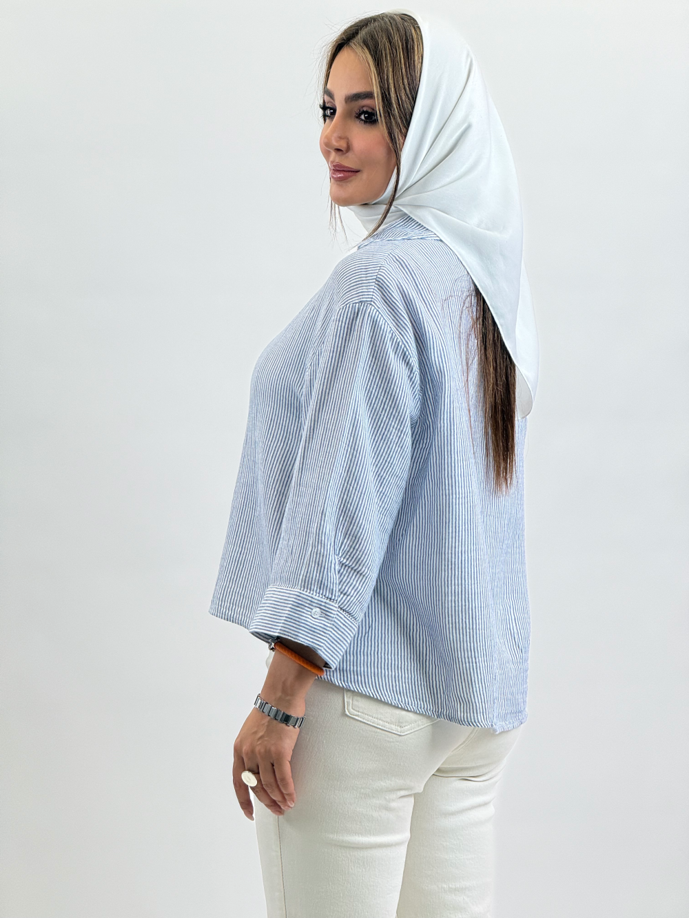 IMG_5605 شوميز راه راه 2011779 Thalia