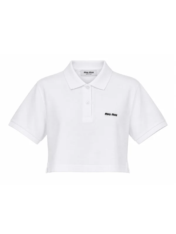 تیشرت یقه‌دار MIU MIU 2131
