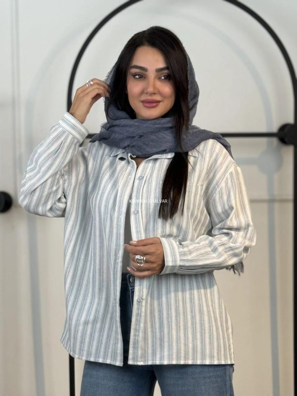 شومیز راه راه 18359