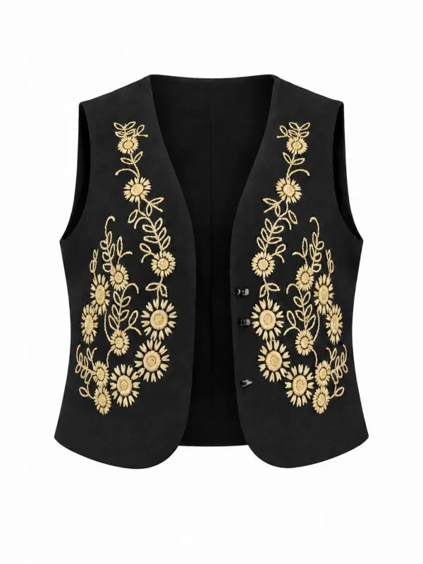 black-floral-vest-front