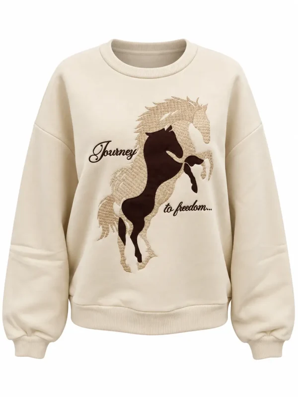 ivory-horse-sweatshirt-front