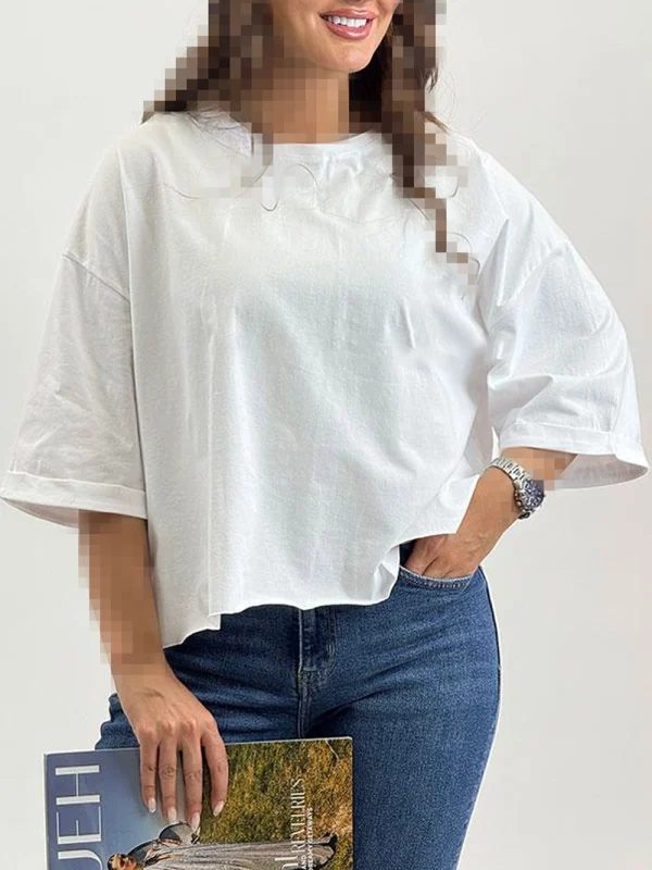 تیشرت آستین پاکتی 3560 zara